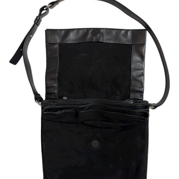 & Other Stories Black Leather Crossbody Bag - Picture 3 of 3